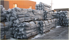 Rolls of chain link Fence